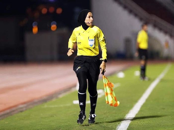 Heba Saadia, primera árbitro palestina
