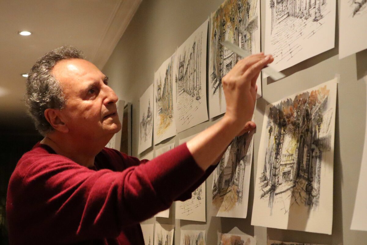 Patricio Hales, único latinoamericano en exposición mundial sobre Belén