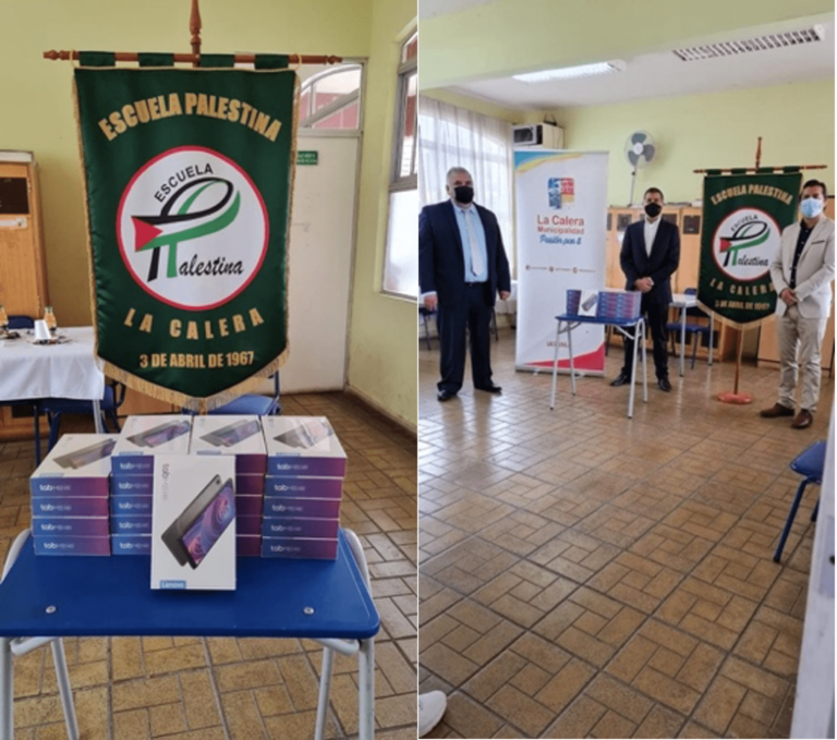 Fundación Belén 2000: Dona tablets a Escuela Palestina en La Calera